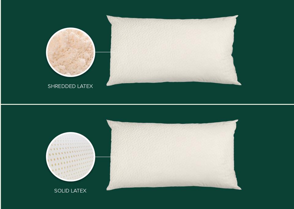 Which is Better - Shredded or Solid Latex Pillows?
