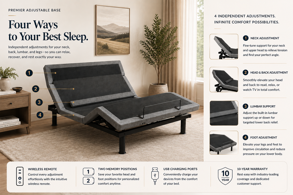 ET Premier Adjustable Bed
