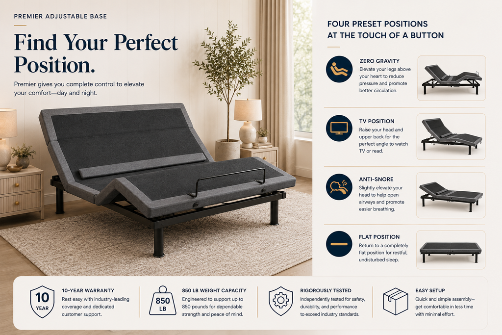 ET Premier Adjustable Bed